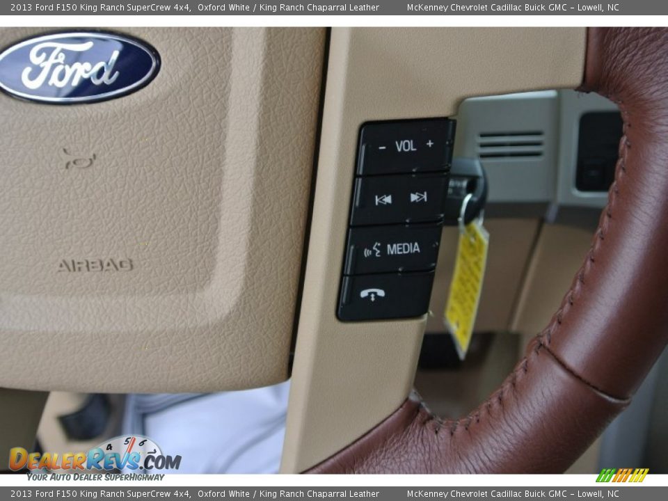 2013 Ford F150 King Ranch SuperCrew 4x4 Oxford White / King Ranch Chaparral Leather Photo #21