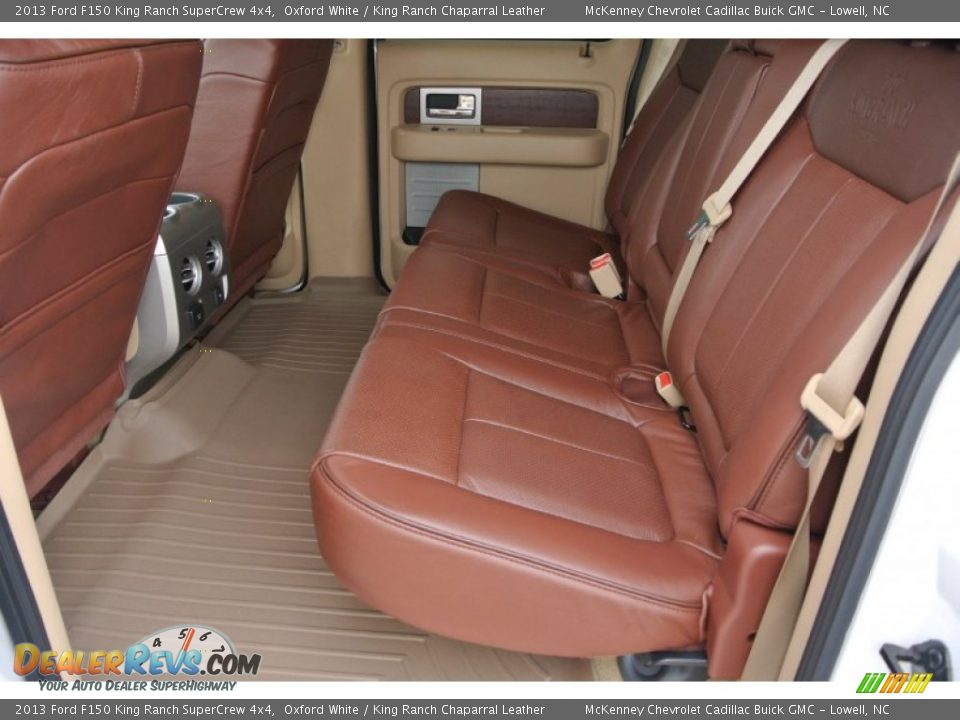 2013 Ford F150 King Ranch SuperCrew 4x4 Oxford White / King Ranch Chaparral Leather Photo #23