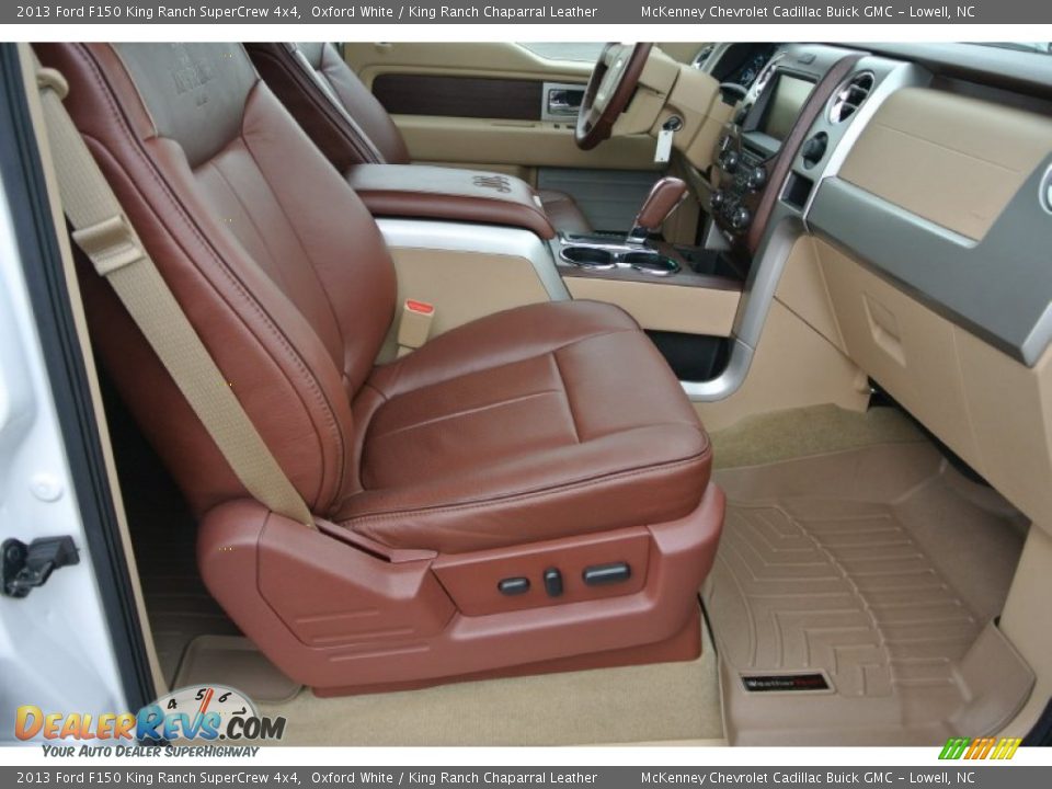2013 Ford F150 King Ranch SuperCrew 4x4 Oxford White / King Ranch Chaparral Leather Photo #27