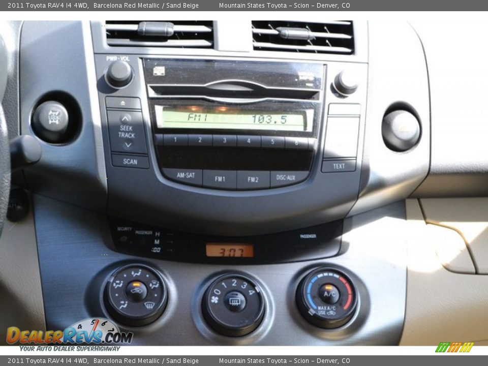 2011 Toyota RAV4 I4 4WD Barcelona Red Metallic / Sand Beige Photo #13