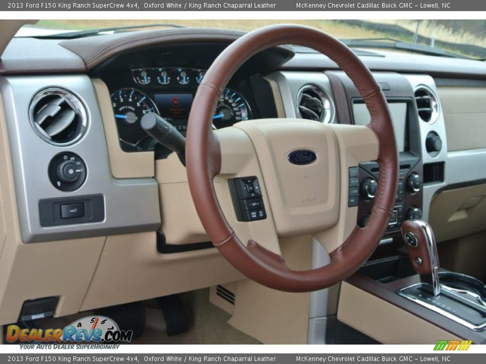 2013 Ford F150 King Ranch SuperCrew 4x4 Oxford White / King Ranch Chaparral Leather Photo #31