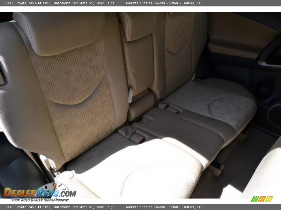 2011 Toyota RAV4 I4 4WD Barcelona Red Metallic / Sand Beige Photo #19