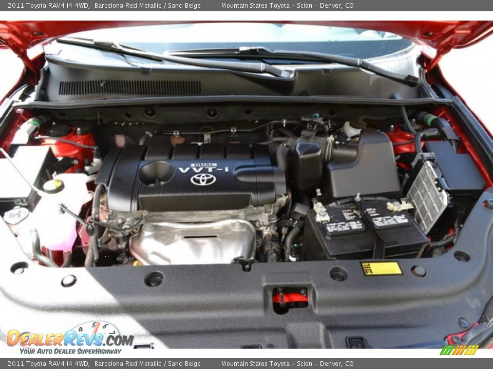 2011 Toyota RAV4 I4 4WD Barcelona Red Metallic / Sand Beige Photo #24