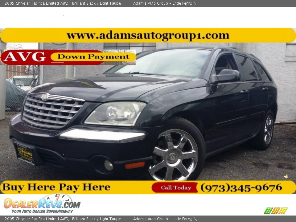 2005 Chrysler Pacifica Limited AWD Brilliant Black / Light Taupe Photo #1