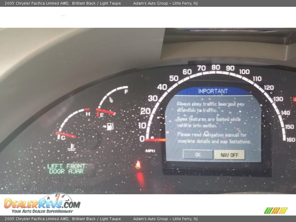 2005 Chrysler Pacifica Limited AWD Brilliant Black / Light Taupe Photo #12