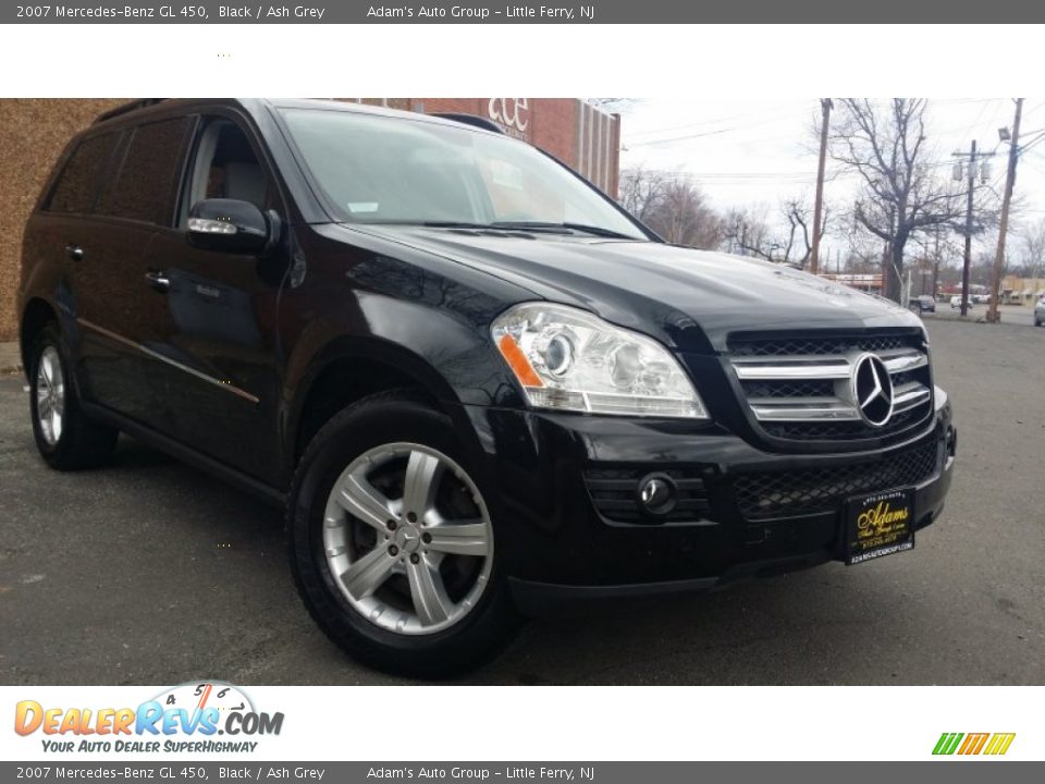 2007 Mercedes-Benz GL 450 Black / Ash Grey Photo #3