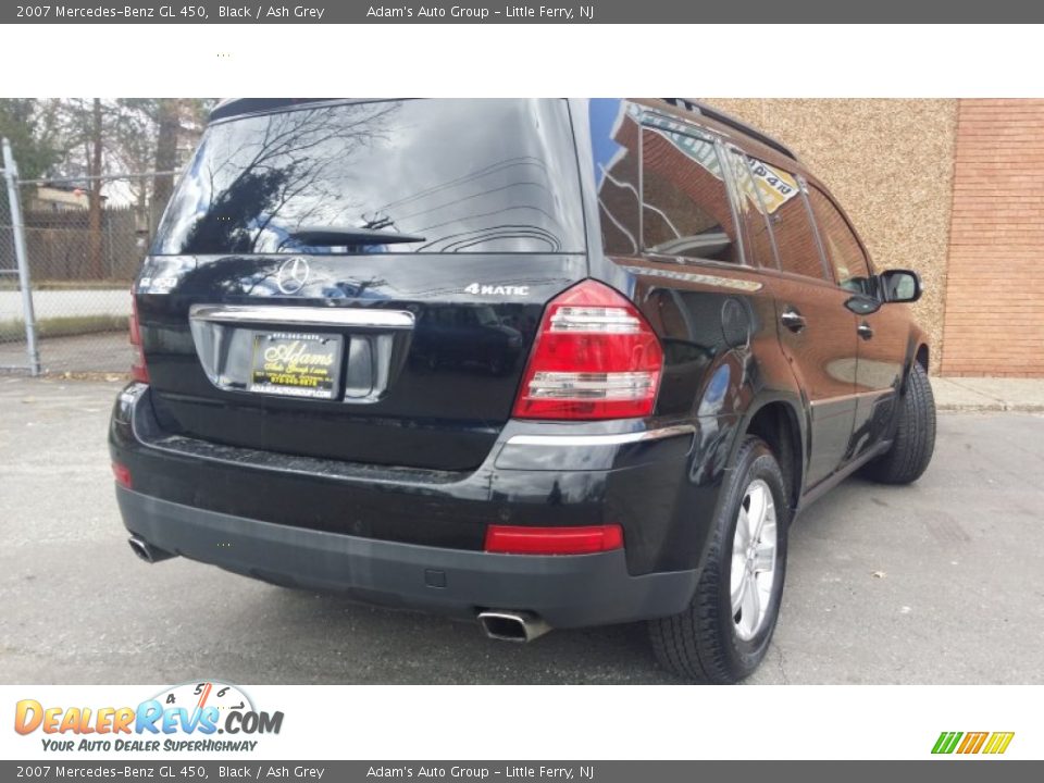 2007 Mercedes-Benz GL 450 Black / Ash Grey Photo #4