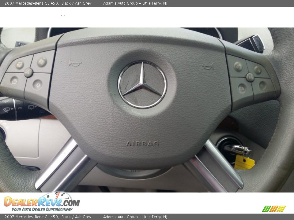 2007 Mercedes-Benz GL 450 Black / Ash Grey Photo #10