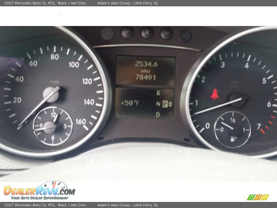 2007 Mercedes-Benz GL 450 Black / Ash Grey Photo #11