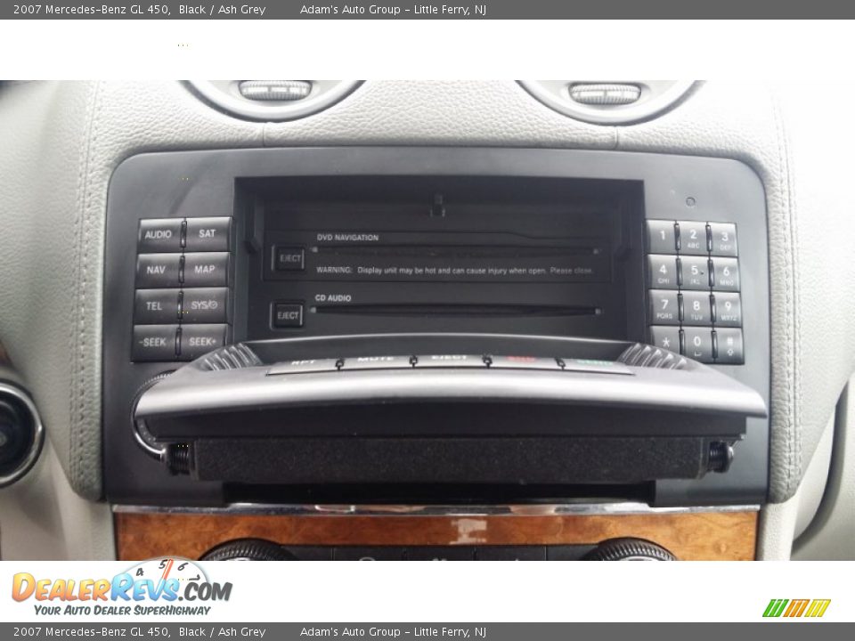 2007 Mercedes-Benz GL 450 Black / Ash Grey Photo #13