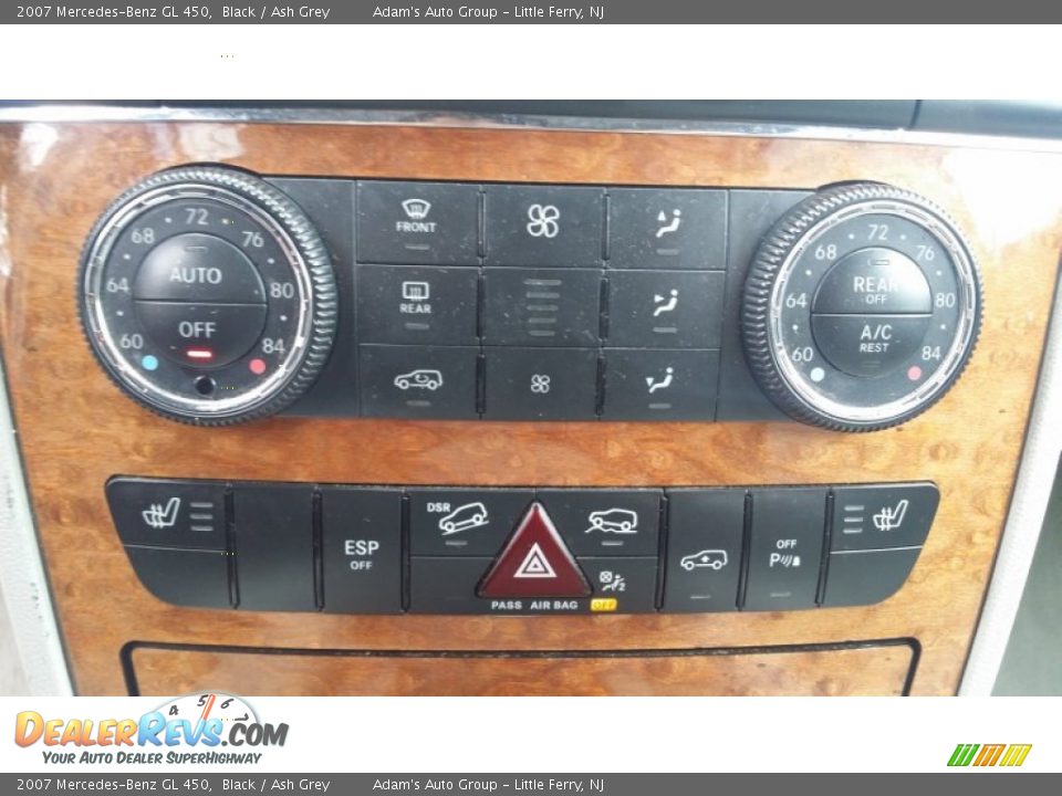 2007 Mercedes-Benz GL 450 Black / Ash Grey Photo #14