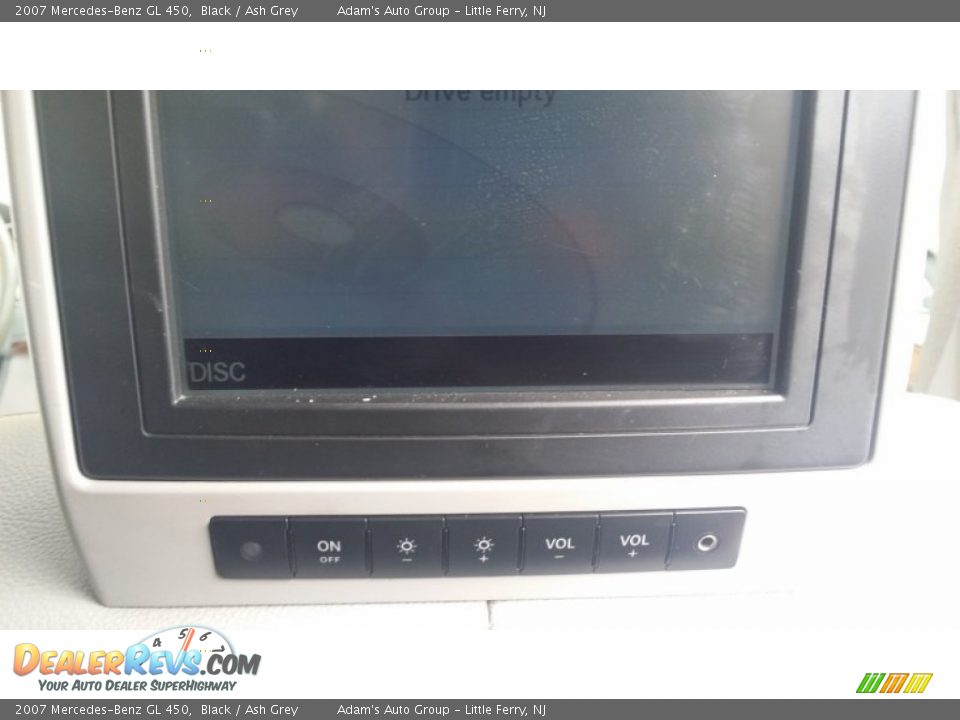 2007 Mercedes-Benz GL 450 Black / Ash Grey Photo #26
