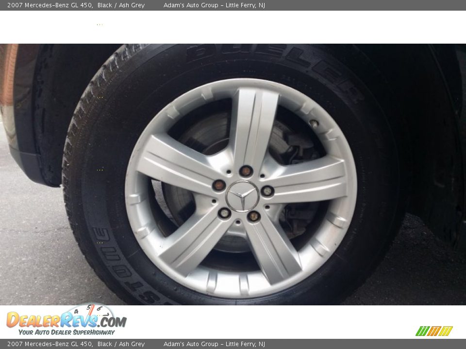 2007 Mercedes-Benz GL 450 Black / Ash Grey Photo #32