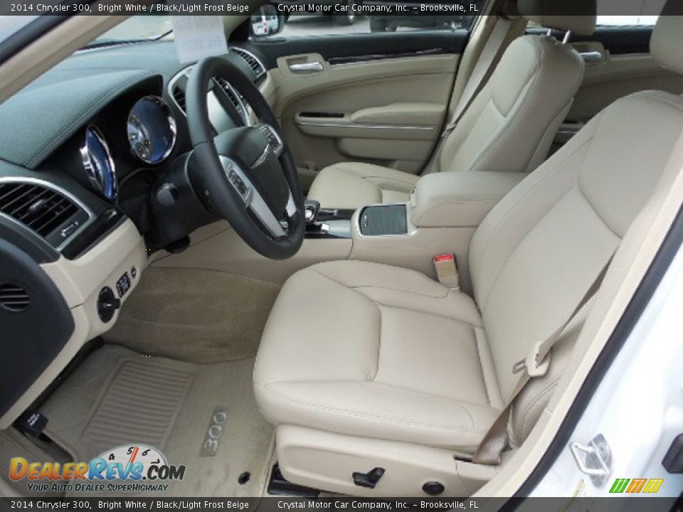 Black/Light Frost Beige Interior - 2014 Chrysler 300  Photo #4