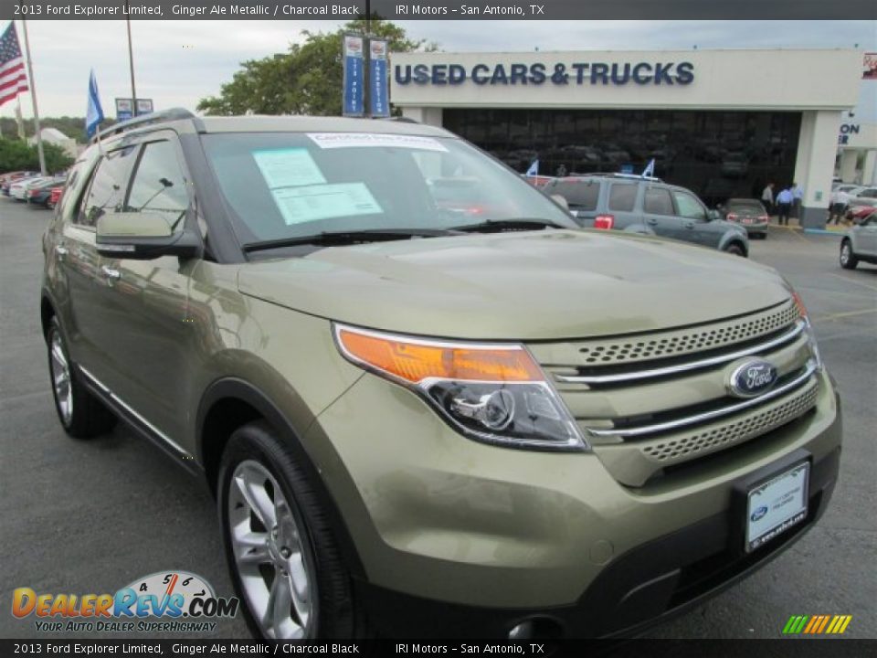 2013 Ford Explorer Limited Ginger Ale Metallic / Charcoal Black Photo #1