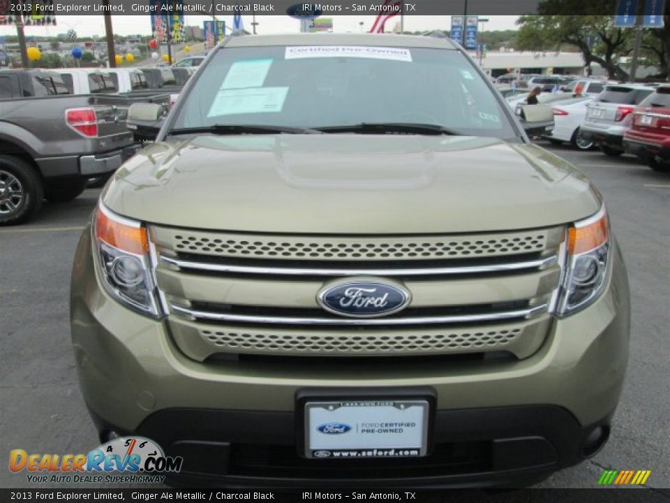 2013 Ford Explorer Limited Ginger Ale Metallic / Charcoal Black Photo #2