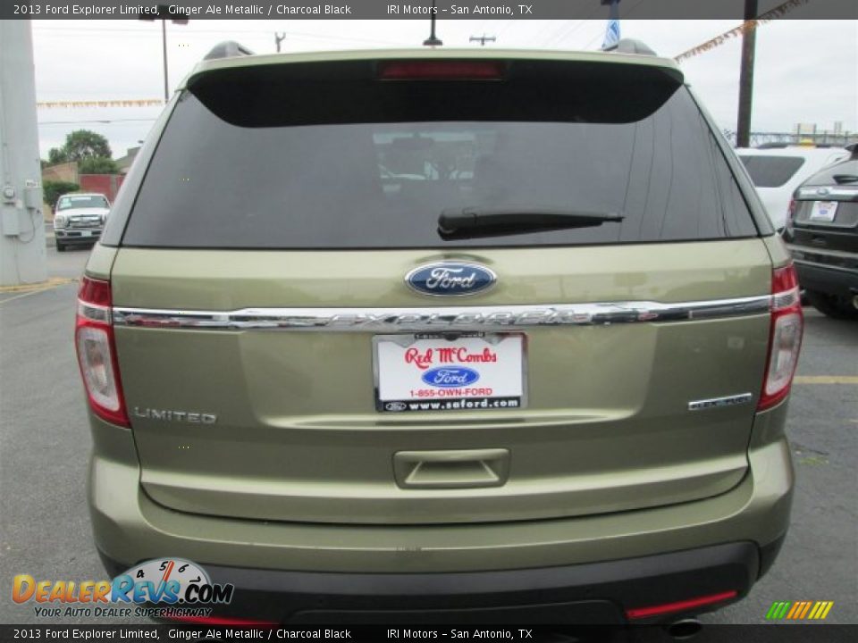 2013 Ford Explorer Limited Ginger Ale Metallic / Charcoal Black Photo #5