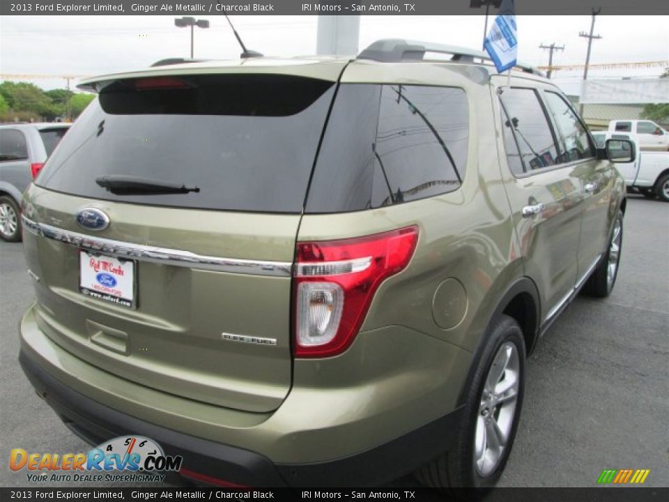 2013 Ford Explorer Limited Ginger Ale Metallic / Charcoal Black Photo #7