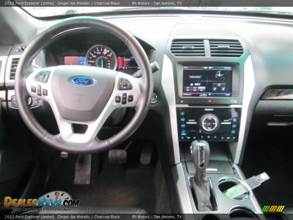 2013 Ford Explorer Limited Ginger Ale Metallic / Charcoal Black Photo #10