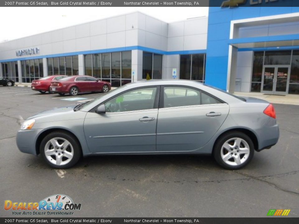 2007 Pontiac G6 Sedan Blue Gold Crystal Metallic / Ebony Photo #2