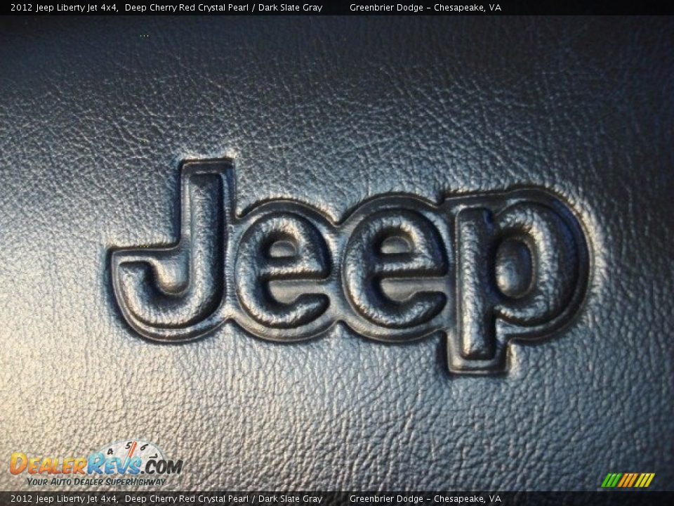 2012 Jeep Liberty Jet 4x4 Deep Cherry Red Crystal Pearl / Dark Slate Gray Photo #11