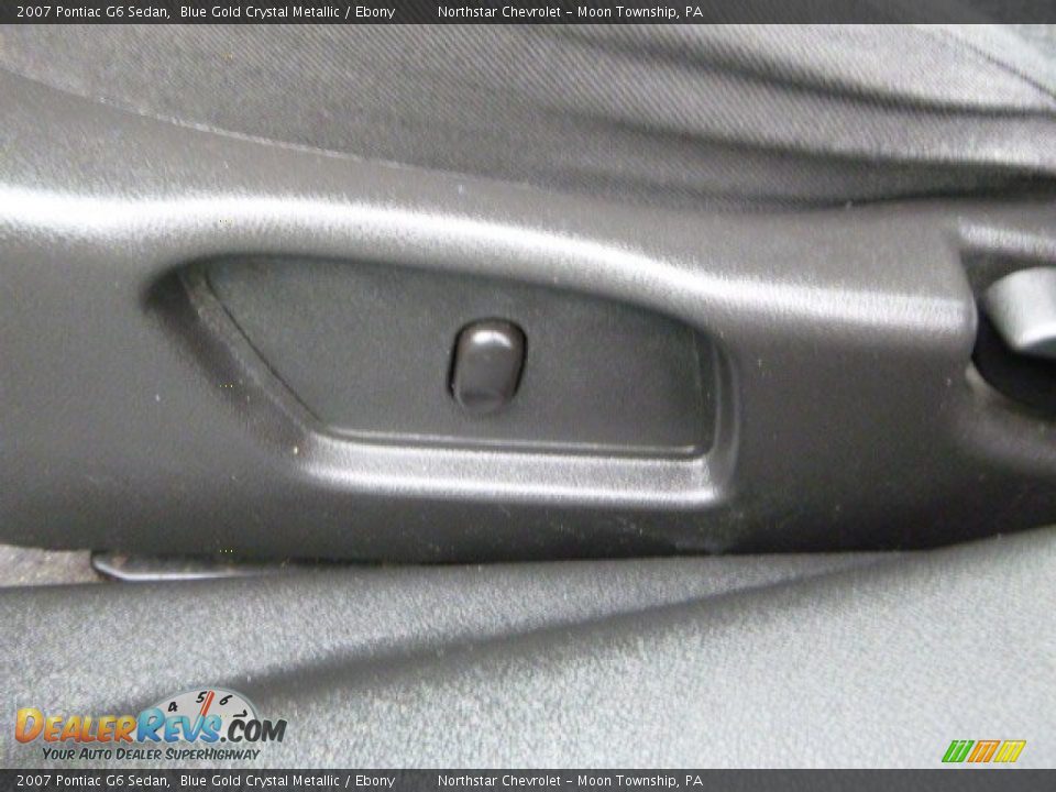 2007 Pontiac G6 Sedan Blue Gold Crystal Metallic / Ebony Photo #15