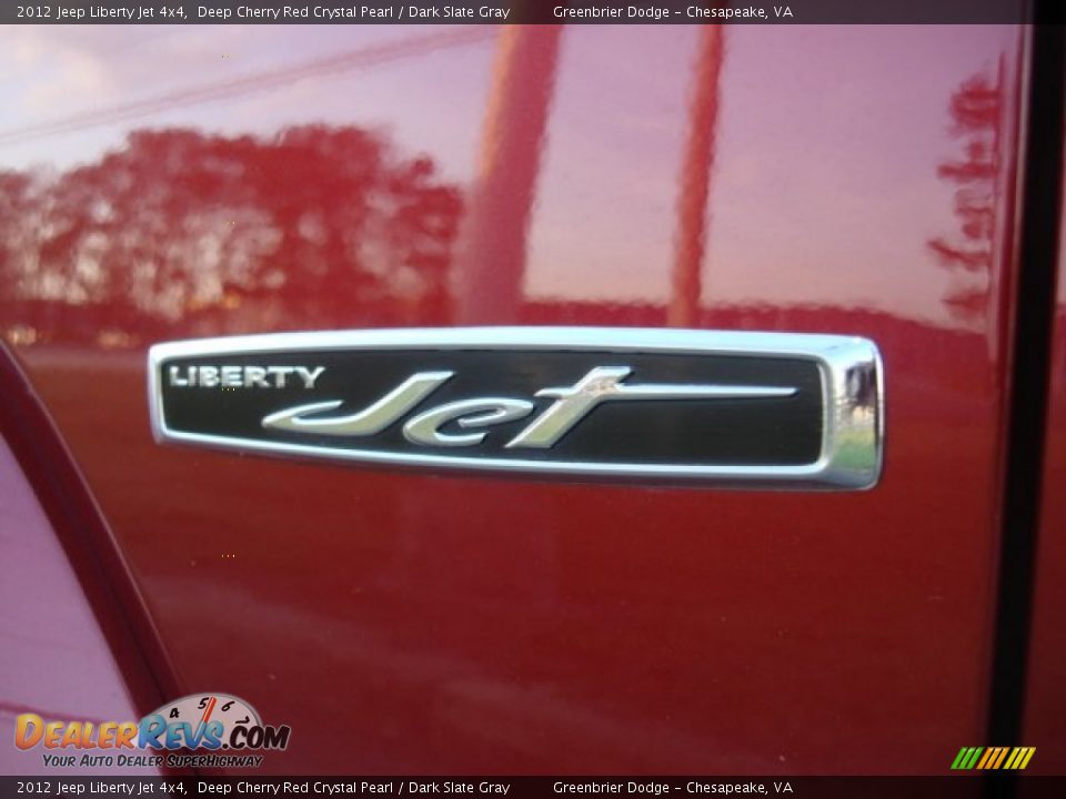 2012 Jeep Liberty Jet 4x4 Deep Cherry Red Crystal Pearl / Dark Slate Gray Photo #27