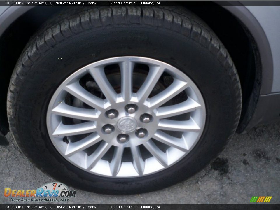 2012 Buick Enclave AWD Quicksilver Metallic / Ebony Photo #9