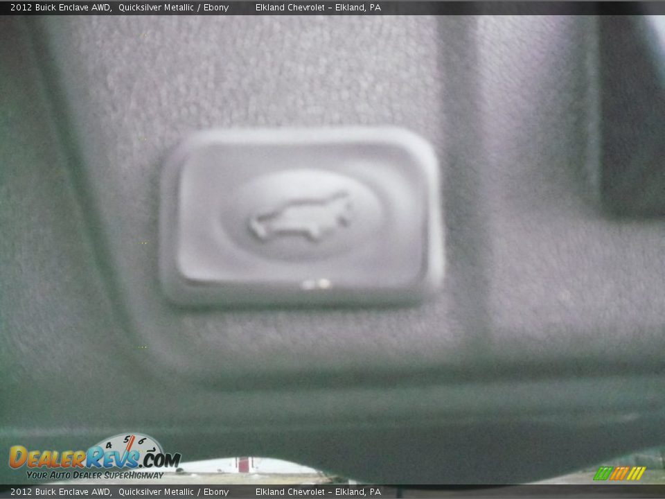 2012 Buick Enclave AWD Quicksilver Metallic / Ebony Photo #12