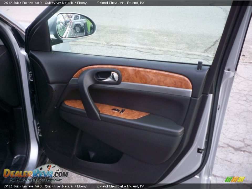 2012 Buick Enclave AWD Quicksilver Metallic / Ebony Photo #13