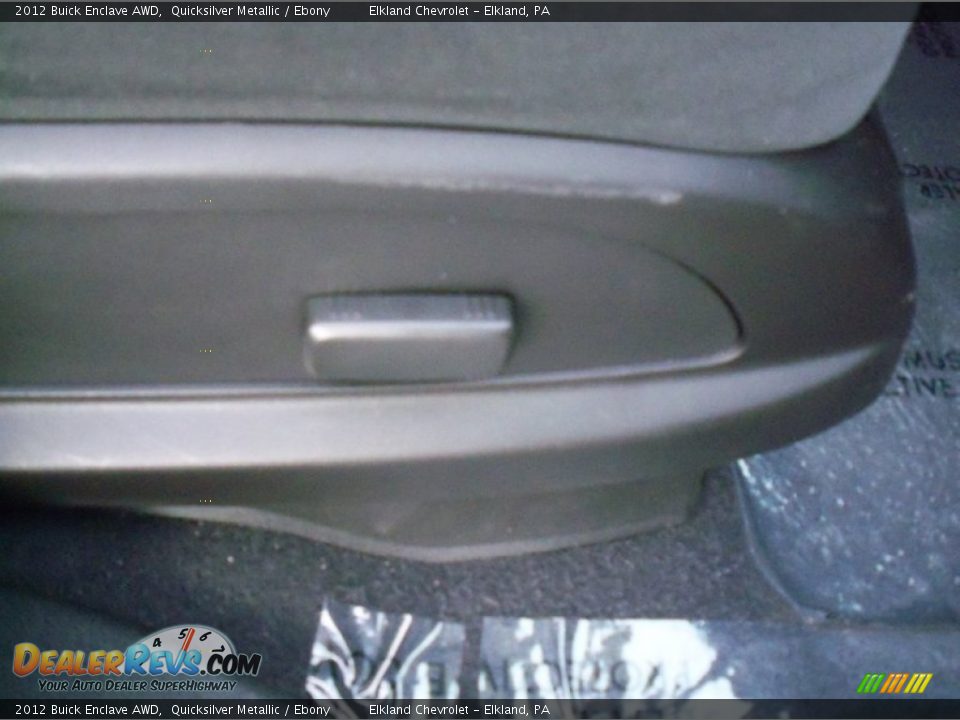 2012 Buick Enclave AWD Quicksilver Metallic / Ebony Photo #15