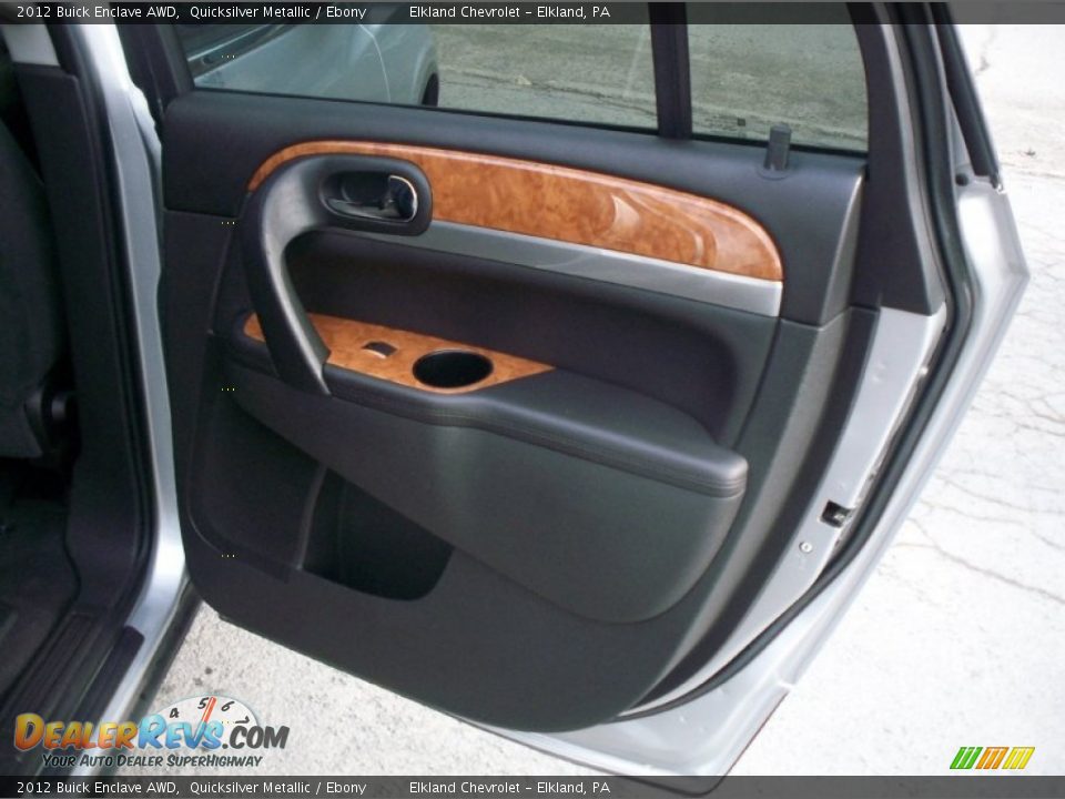 2012 Buick Enclave AWD Quicksilver Metallic / Ebony Photo #17