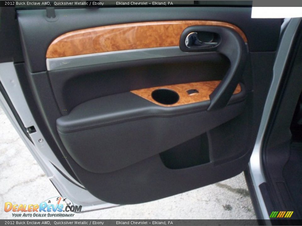 2012 Buick Enclave AWD Quicksilver Metallic / Ebony Photo #21