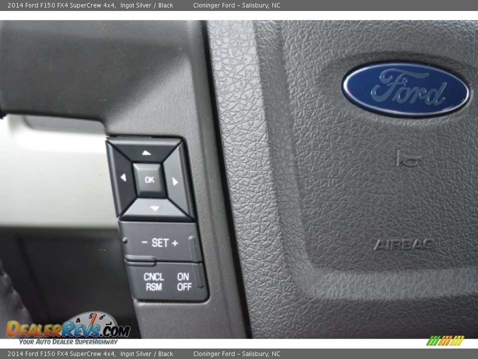2014 Ford F150 FX4 SuperCrew 4x4 Ingot Silver / Black Photo #25