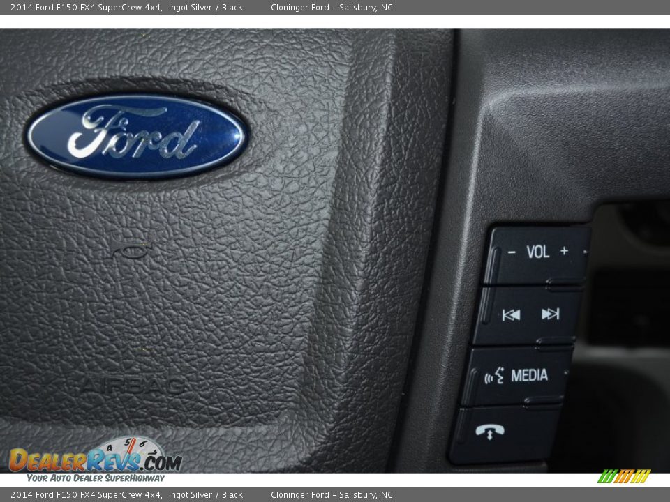2014 Ford F150 FX4 SuperCrew 4x4 Ingot Silver / Black Photo #26