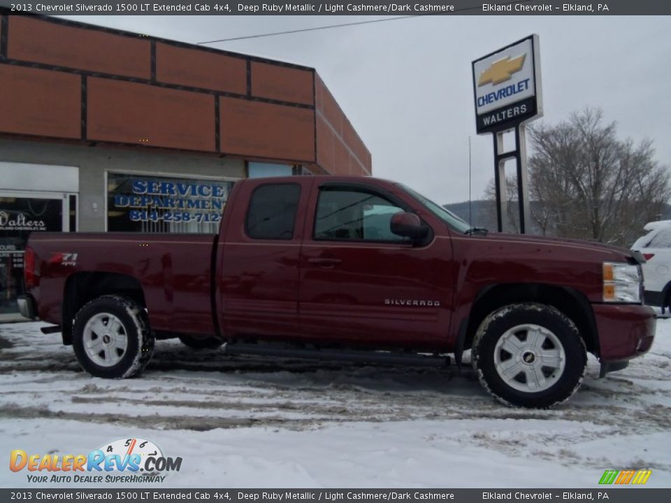 2013 Chevrolet Silverado 1500 LT Extended Cab 4x4 Deep Ruby Metallic / Light Cashmere/Dark Cashmere Photo #1
