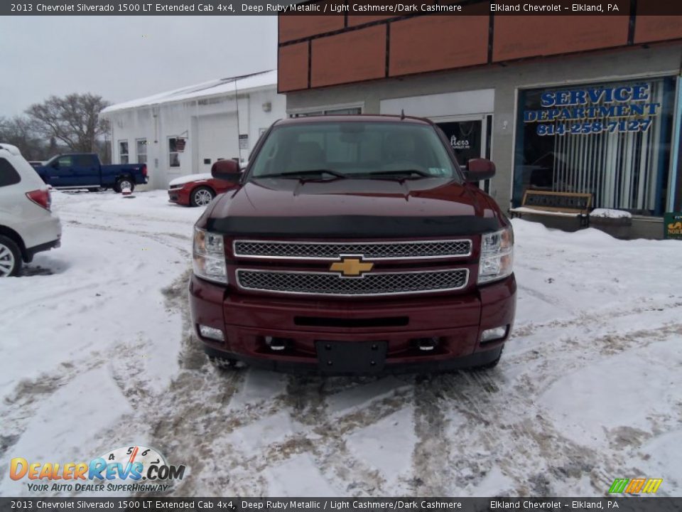 2013 Chevrolet Silverado 1500 LT Extended Cab 4x4 Deep Ruby Metallic / Light Cashmere/Dark Cashmere Photo #6