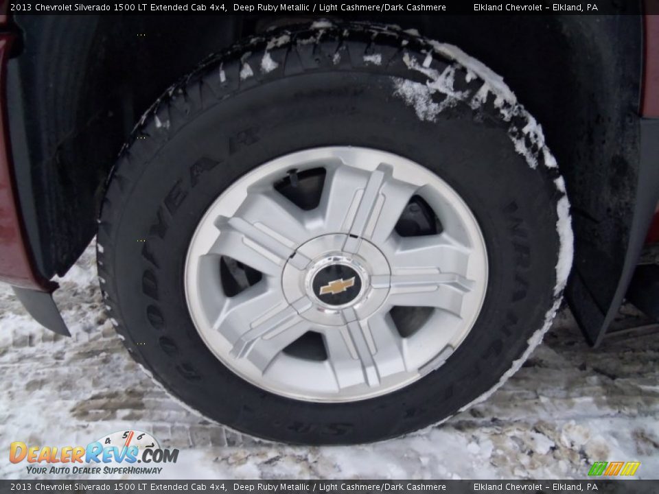 2013 Chevrolet Silverado 1500 LT Extended Cab 4x4 Deep Ruby Metallic / Light Cashmere/Dark Cashmere Photo #7