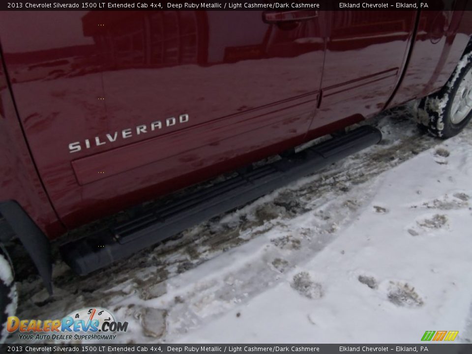 2013 Chevrolet Silverado 1500 LT Extended Cab 4x4 Deep Ruby Metallic / Light Cashmere/Dark Cashmere Photo #8