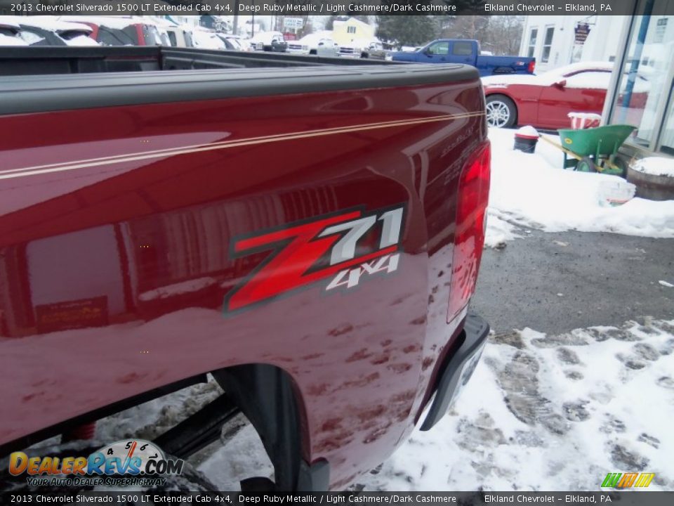 2013 Chevrolet Silverado 1500 LT Extended Cab 4x4 Deep Ruby Metallic / Light Cashmere/Dark Cashmere Photo #9
