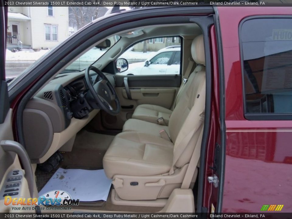 2013 Chevrolet Silverado 1500 LT Extended Cab 4x4 Deep Ruby Metallic / Light Cashmere/Dark Cashmere Photo #13