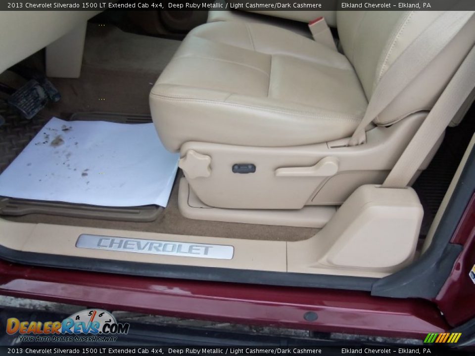 2013 Chevrolet Silverado 1500 LT Extended Cab 4x4 Deep Ruby Metallic / Light Cashmere/Dark Cashmere Photo #14