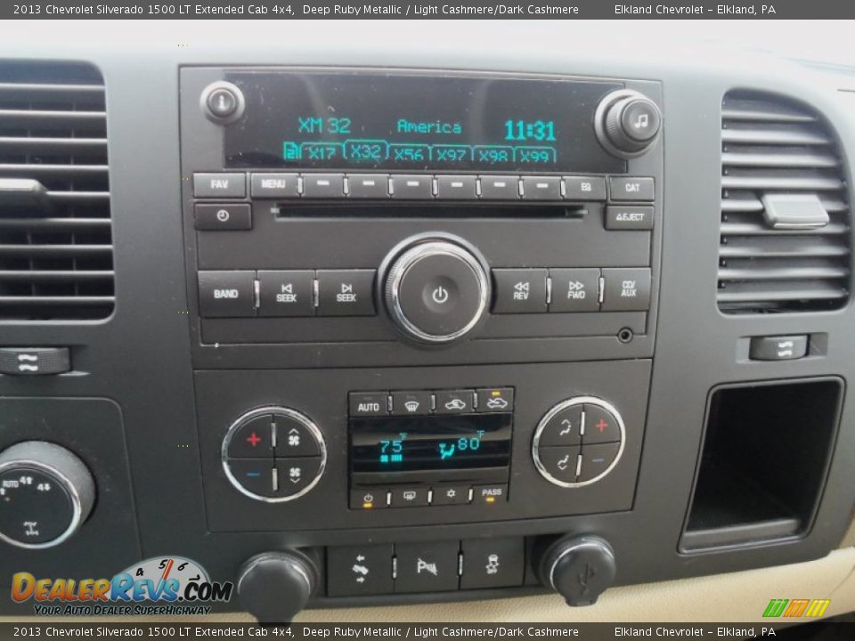 2013 Chevrolet Silverado 1500 LT Extended Cab 4x4 Deep Ruby Metallic / Light Cashmere/Dark Cashmere Photo #24