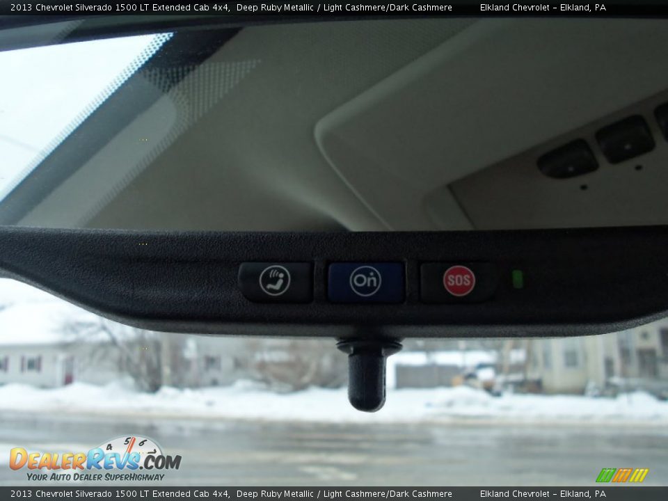2013 Chevrolet Silverado 1500 LT Extended Cab 4x4 Deep Ruby Metallic / Light Cashmere/Dark Cashmere Photo #28