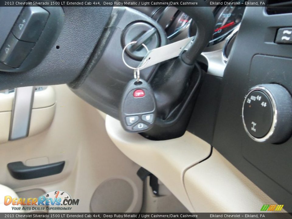 2013 Chevrolet Silverado 1500 LT Extended Cab 4x4 Deep Ruby Metallic / Light Cashmere/Dark Cashmere Photo #36