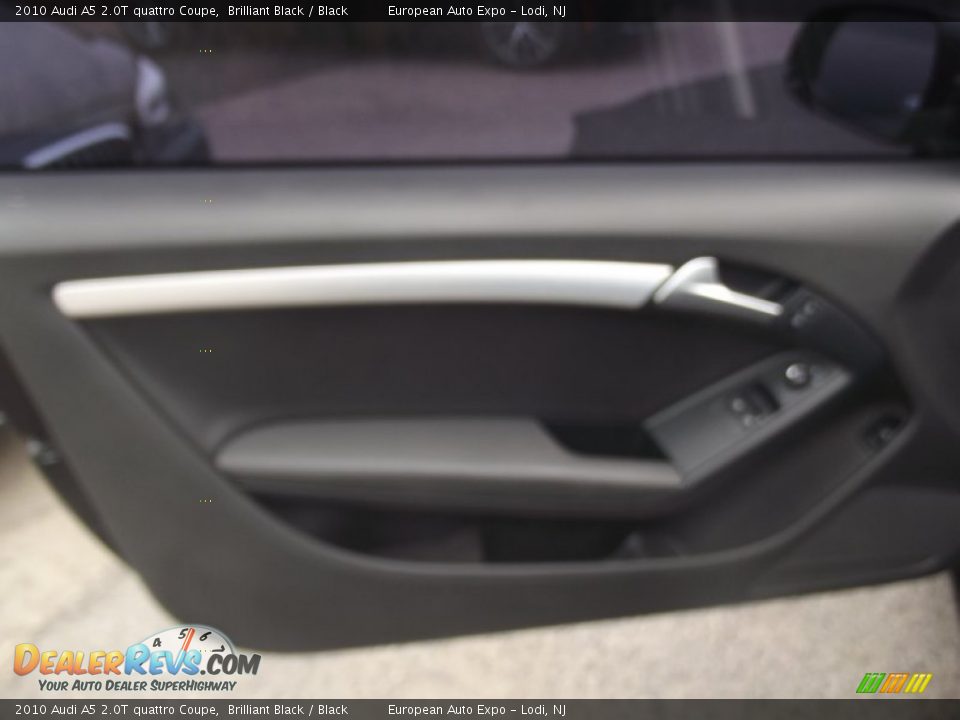 2010 Audi A5 2.0T quattro Coupe Brilliant Black / Black Photo #8