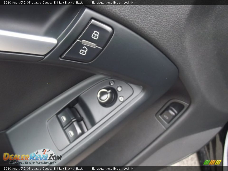 2010 Audi A5 2.0T quattro Coupe Brilliant Black / Black Photo #9