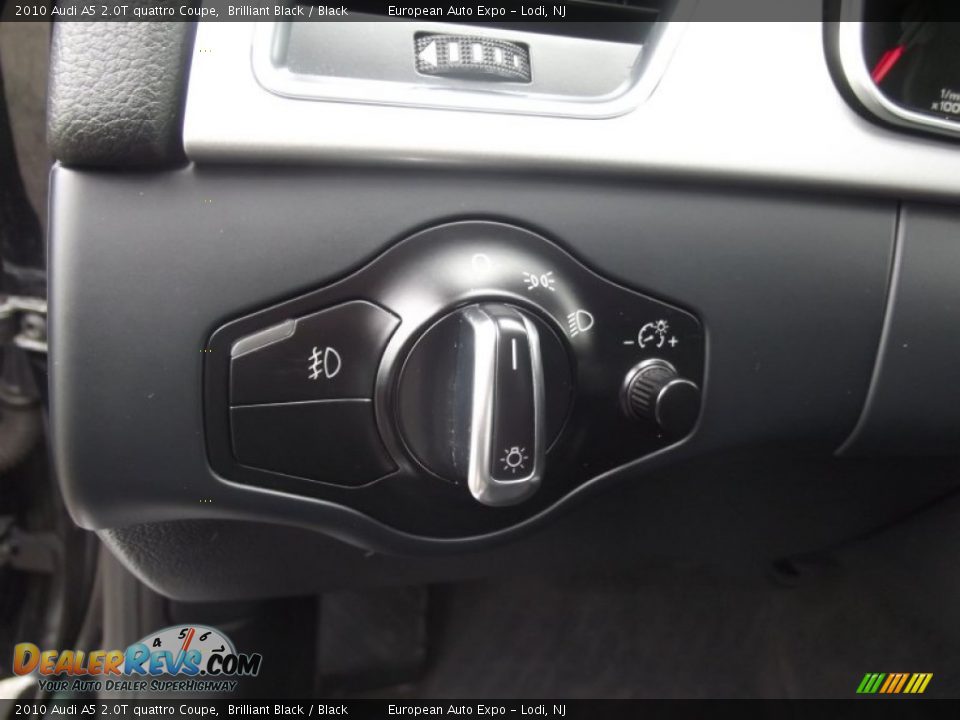 2010 Audi A5 2.0T quattro Coupe Brilliant Black / Black Photo #11