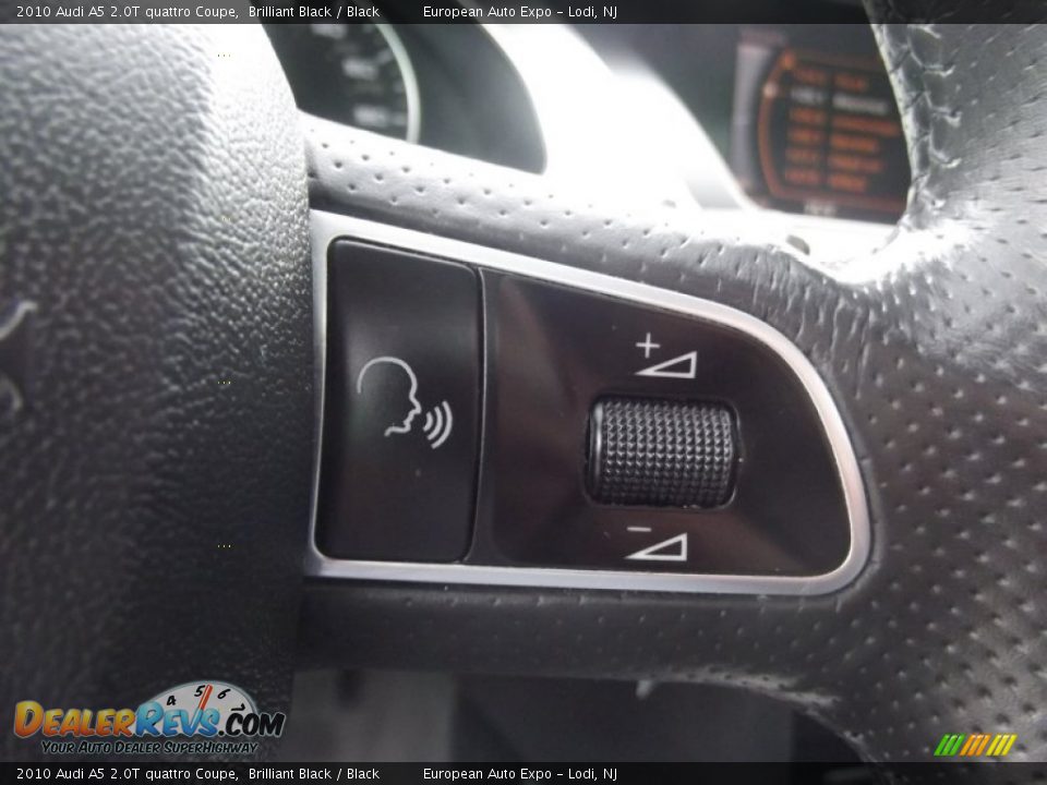 2010 Audi A5 2.0T quattro Coupe Brilliant Black / Black Photo #13