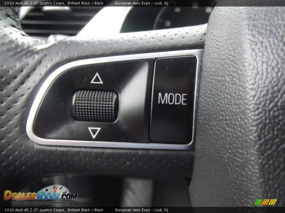 2010 Audi A5 2.0T quattro Coupe Brilliant Black / Black Photo #14